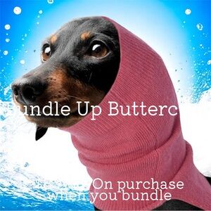 $8 Add-On 🆕Comfortable Pink Dog Snood Ear Protector for Small Dogs